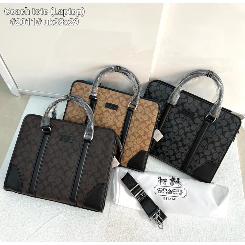 Jual TAS BRANDED PRIA COACH HUDSON SMALL PACK - KhakiBlack - Kota Surabaya  - Authentic.id