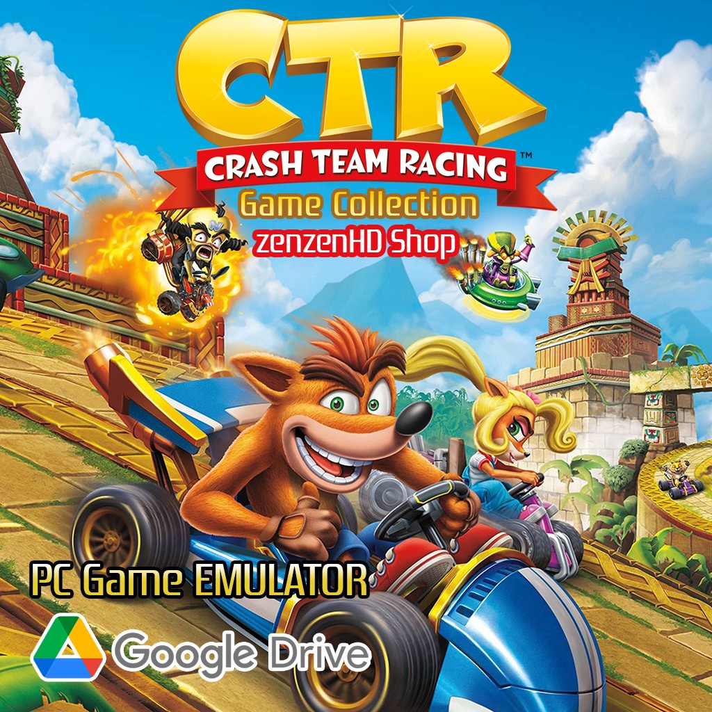 Jual PC Game Emulator CTR HD COLLECTION Crash Tag Team Racing Series