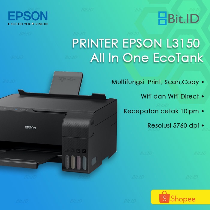 Jual Printer Epson L3150 All In One Ecotank Wi Fi Multifungsi Shopee Indonesia 0052