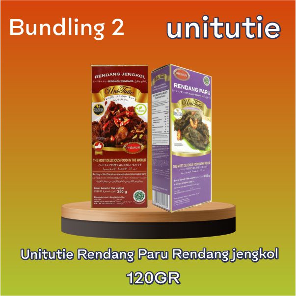 Jual Unitutie Rendang Jengkol 250gr Unitutie Rendang Paru 250gr