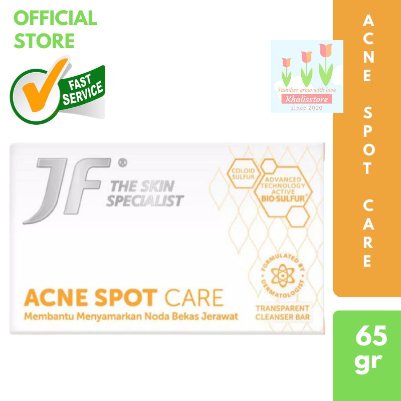 Jual Sabun Jerawat JF Sulfur Transparant Cleanser Bar Acne Spot Care