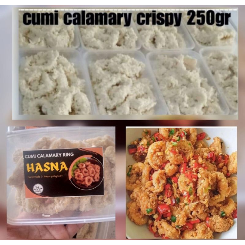 Jual Cumi Calamari Ring 200 gr (Hasna) | Shopee Indonesia
