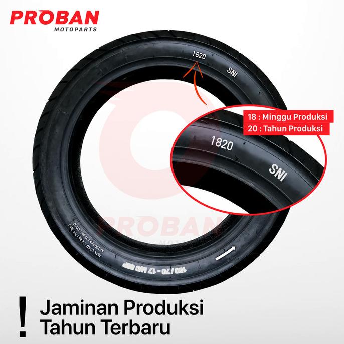 Jual Proban Tl 80/90 Ring 14 Ban Motor Tubeless | Shopee Indonesia