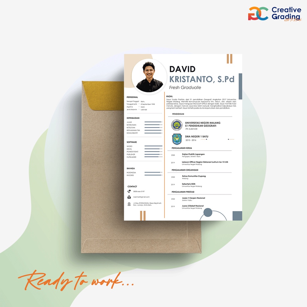 Jual Paket Penyusunan Berkas + Desain CV dalam satu file professional ...