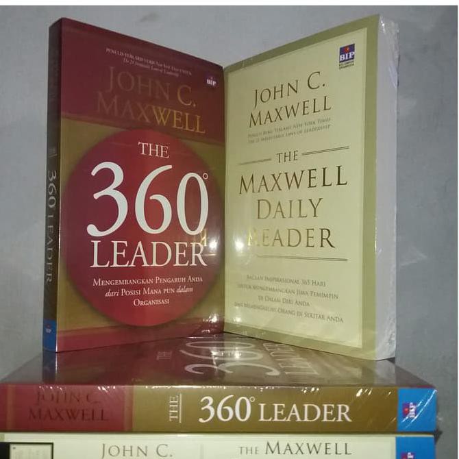 Jual HARGA TERJANGKAU BUKU LEADERSHIP THE 360 LEADER & MAXWELL DAILY ...