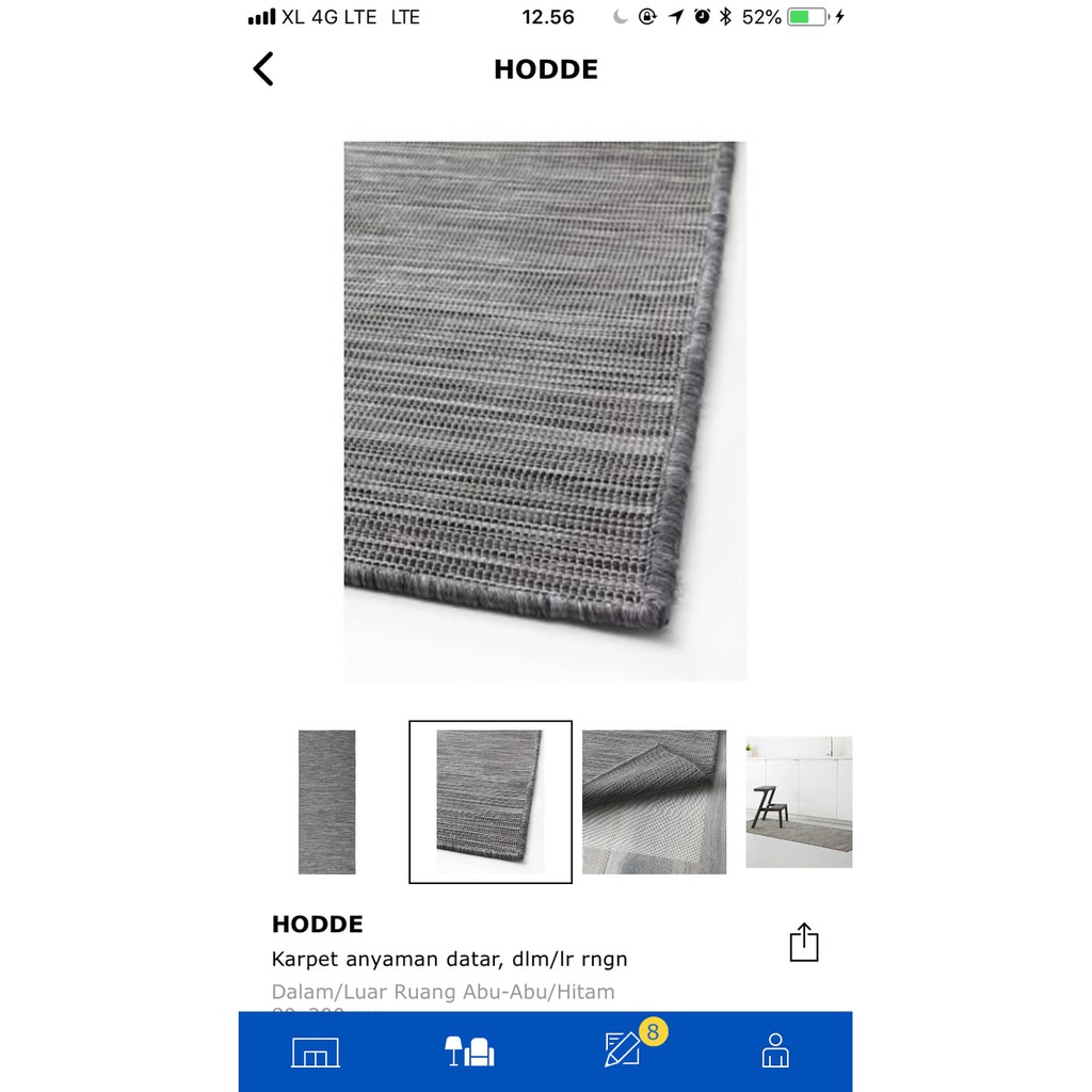 Jual IKEA HODDE Karpet Anyaman Dalam/Luar Ruangan | Shopee Indonesia
