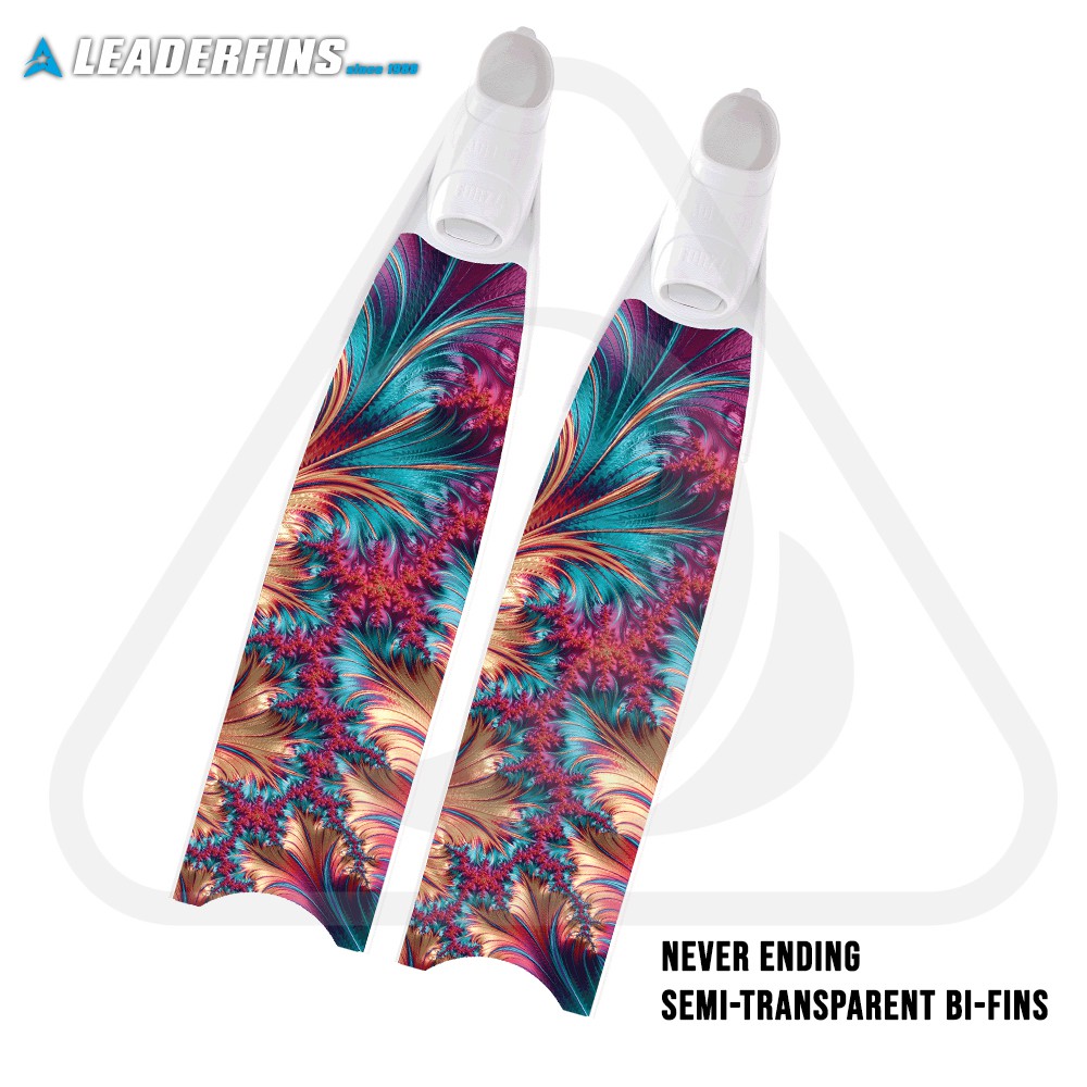 Jual Leaderfins long fins Fiberglass Freediving Limited 2021 Never ...