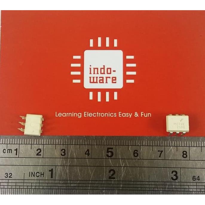 Jual MCT2E mct2e MCT2 E IC OPTOCOUPLER 6PIN DIP mct2e 6pin invepow21