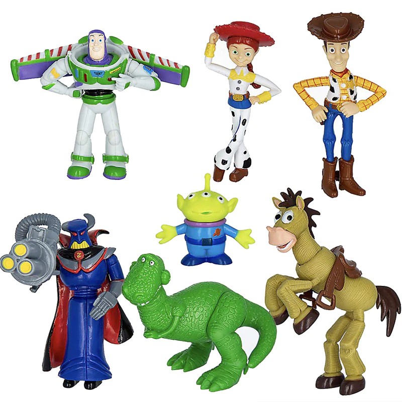 Jual [FREE ONGKIR] 7pcs/set Toy Story 3 4 Buzz Lightyear Woody Jessie ...