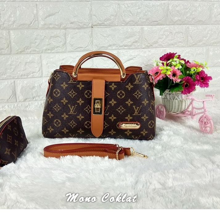Jual TAS LV LIDAH 3 RUANG MOTIF MEDIUM | Shopee Indonesia