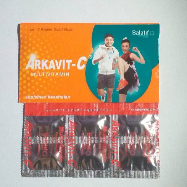 Jual Multivitamin ARKAVIT-C 6 CAPL | Shopee Indonesia