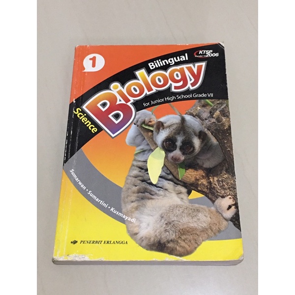 Jual Biology Bilingual Kelas 7 / Erlangga / Buku Biologi Bekas | Shopee ...