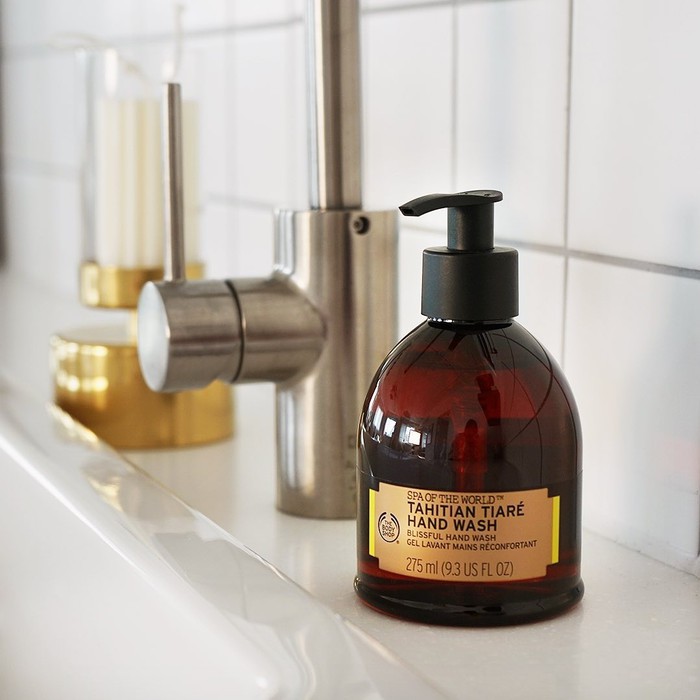 Jual The Body Shop TAHITIAN TIARE Hand Wash 275ml Sabun Cuci Tangan