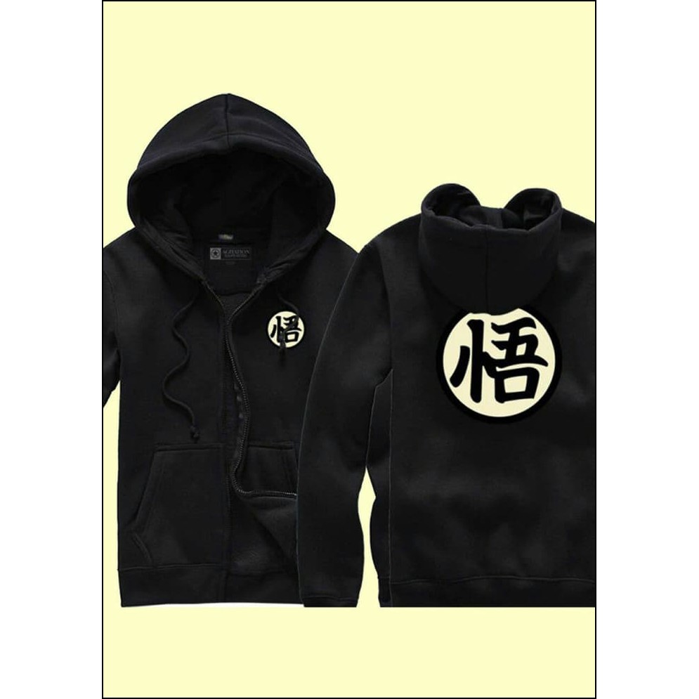 DISKON JAKET HOODIE SWEATER JUMPER ADIDAS SON GOKU DRAGON BALL FONT CHINA