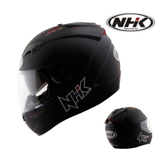 Jual Helm Nhk Gp Solid Hitam Doff Gp Full Face Termurah Shopee Indonesia