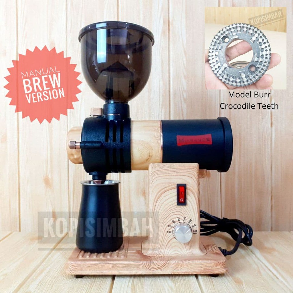 Jual Electric Coffee Grinder N520 Manual Brew Version Mesin Alat