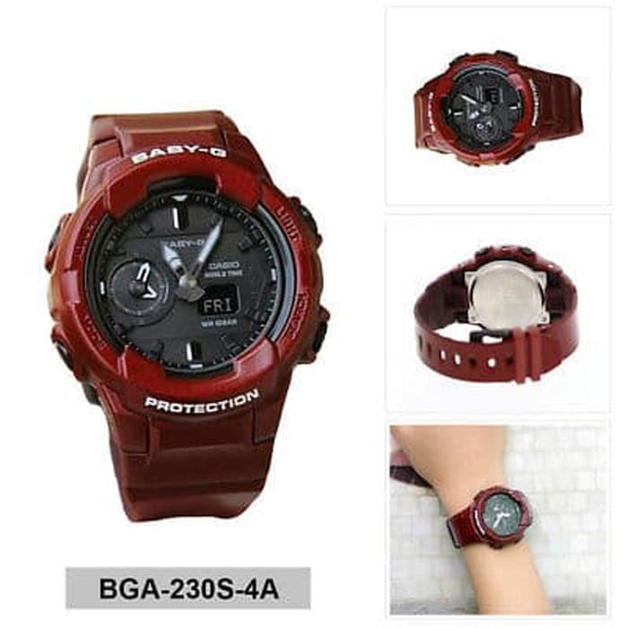 Baby g merah hot sale