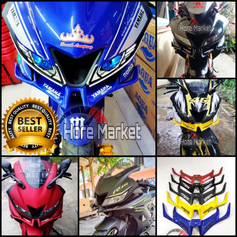 Jual WINGLET R15 V3 PANJANG WINGLET YAMAHA YZF R15 VVA WARNA 2017 2018 ...