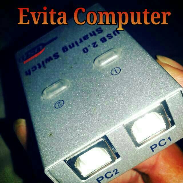 Jual USB 2.0 Auto Sharing Switch Printer FJ2UA In 1 2 Port Gaintech