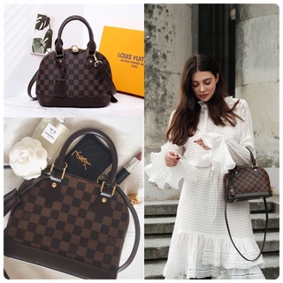 Tas LV Louis Vuitton Alma BB Calfskin Embroidered with Monogram Motif,  Barang Mewah, Tas & Dompet di Carousell