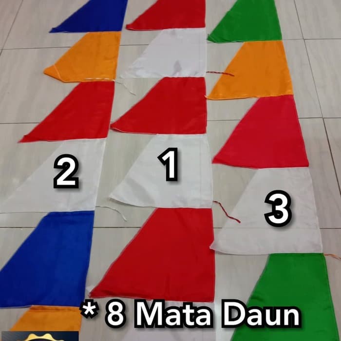 Jual Bendera Umbul Umbul Zigzag Shopee Indonesia