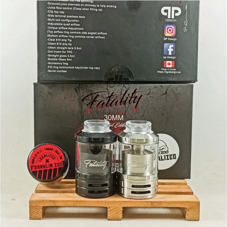 Jual RTA FATALITY M30 LIMITED EDITION by QP DESIGN | Shopee Indonesia