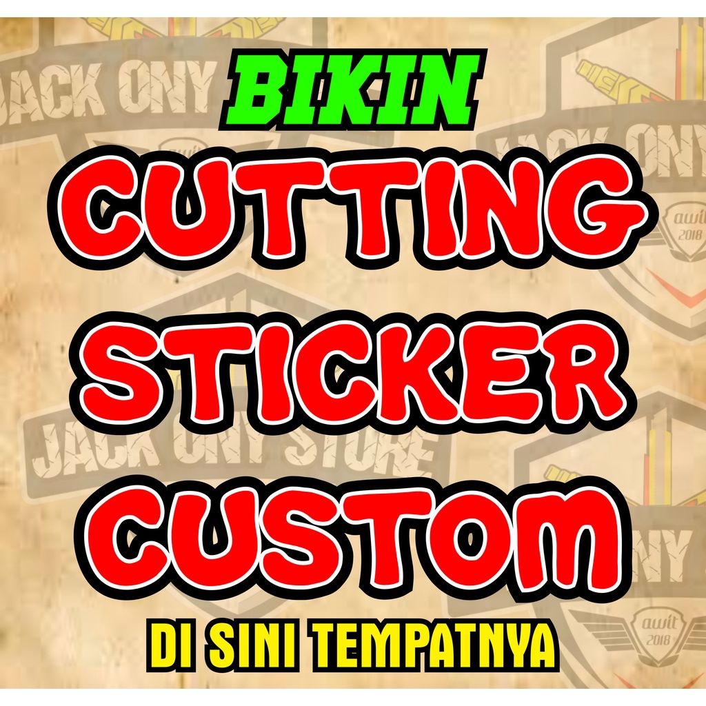 Jual CUTTING STICKER LOGO KOMUNITAS, LOGO USAHA, CUSTOM DESAIN SUKA ...