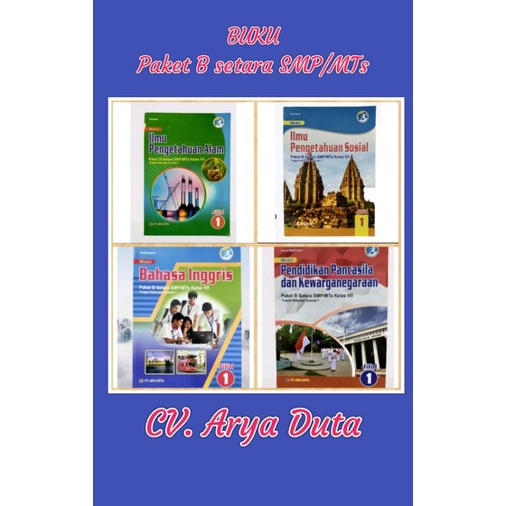 Jual Buku Siswa Paket B Setara SMP/MTs Siswa Kelas 7 Penerbit CV. Arya ...