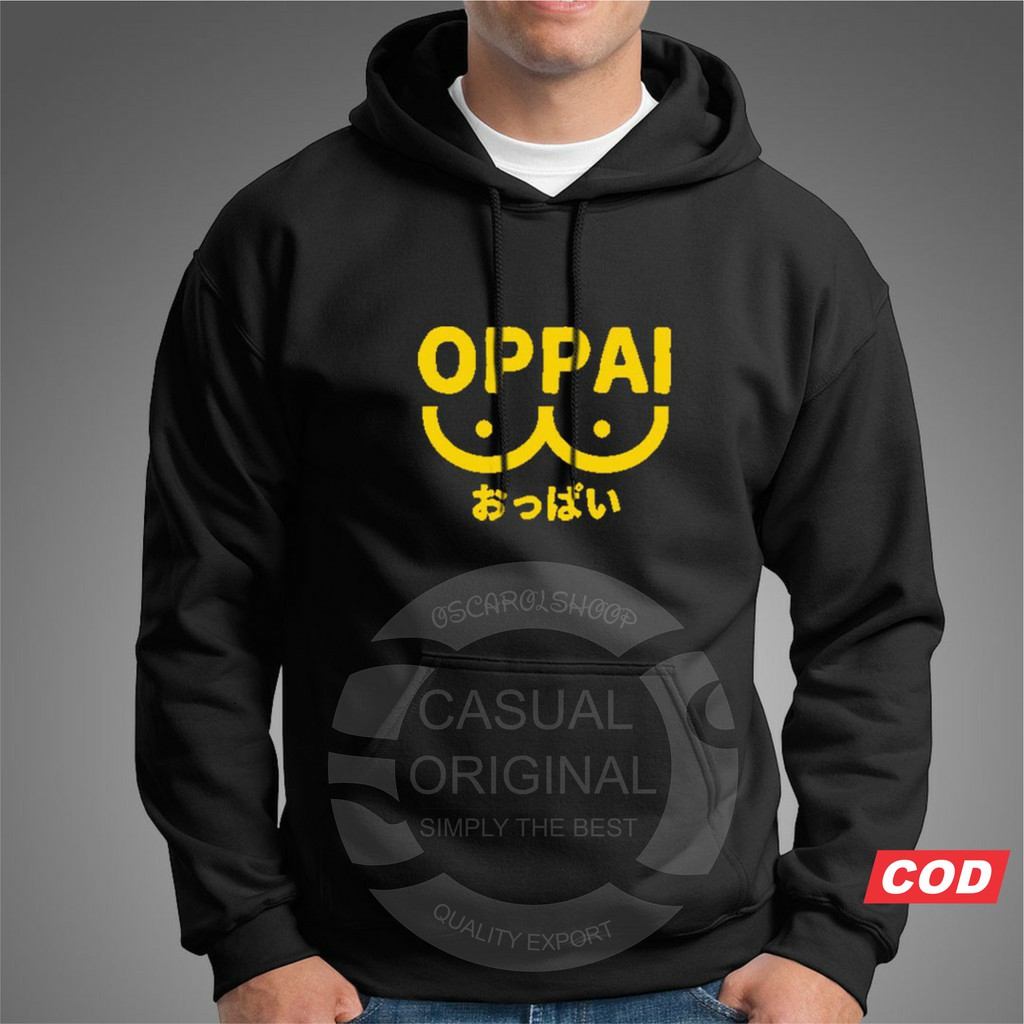 Oppai hoodie cheap shopee