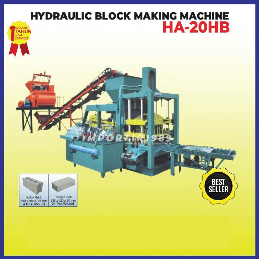 Jual Mesin Cetak Batako Pavling Blocks Hydraulic Pembuat Batako Paving ...