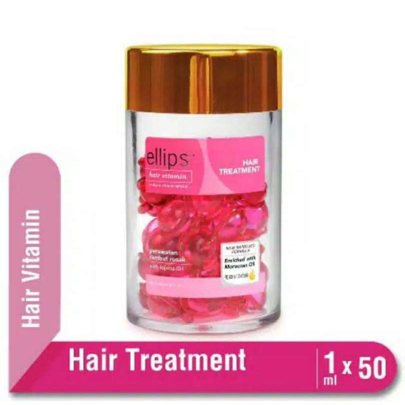 Jual Vitamin Rambut Ellips Botol Hair Treatment Isi (50Pcs) | Shopee ...