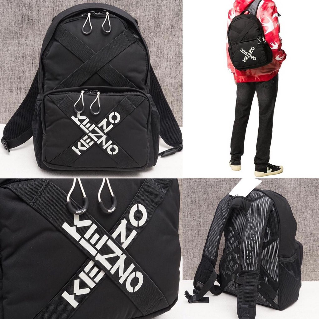 Jual KENZO LARGE CROSSOVER LOGO BACKPACK ORIGINAL Shopee Indonesia