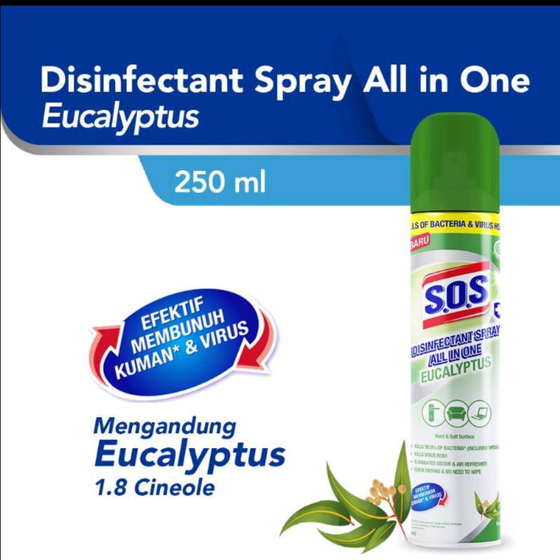 Jual Disinfectant Spray All In One 250ml | Shopee Indonesia