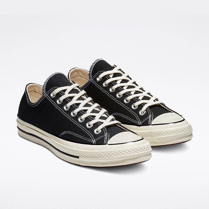 Sepatu Converse Chuck Taylor All Star 70 Chuck 70s Ox Vintage Black Original 100