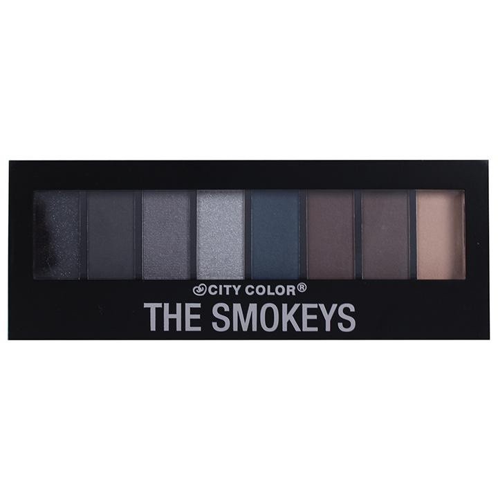 Jual CITY COLOR THE SMOKEYS EYESHADOW PALETTE | Shopee Indonesia