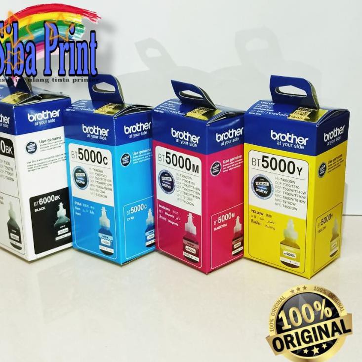 Jual Ready Stock Tinta brother Original BT6000BK black BT5000 Warna