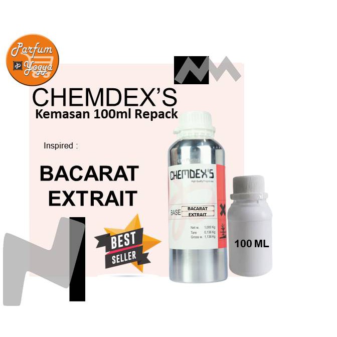 Jual BIBIT PARFUM MURNI CHEMDEX BACARAT EXTRAIT 100 ML | CHEMDEX'S ...