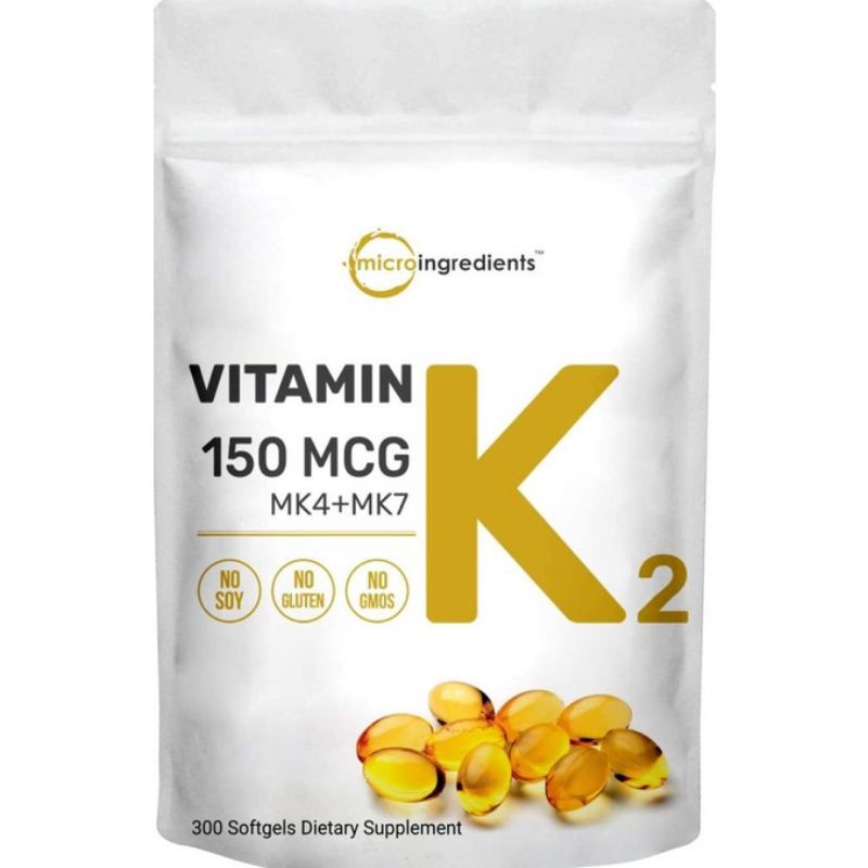 Jual Vitamin K2 150 Mcg Mk4 + Mk 7 Microingredient Shopee Indonesia