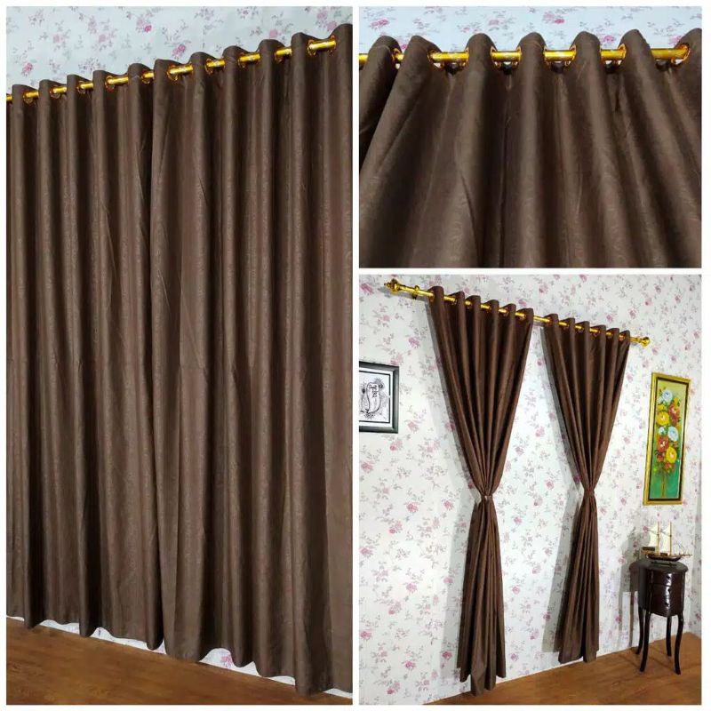 Jual gorden polos murah | gorden jendela | gorden gelombang | tirai