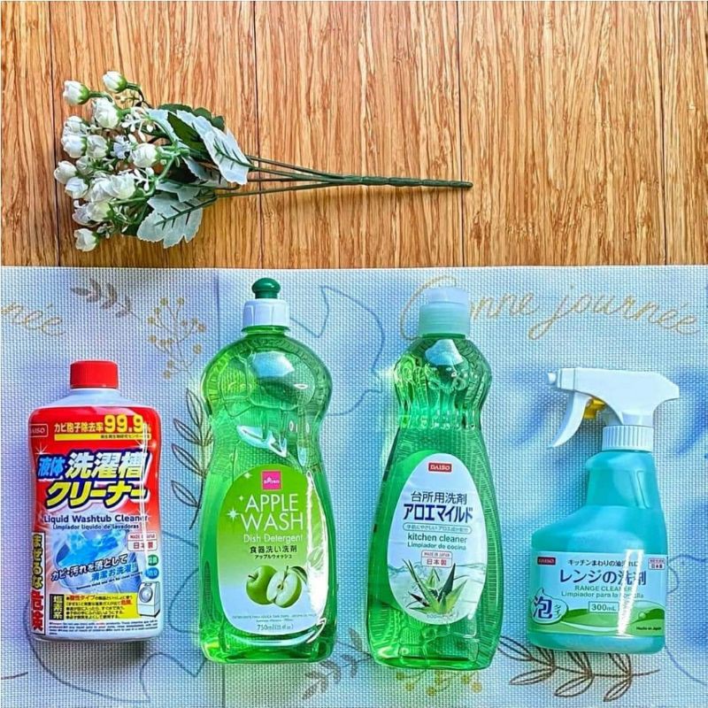 Jual Daiso Japan Kitchen Cleaner Aloe Vera Range Cleaner Dishwashing