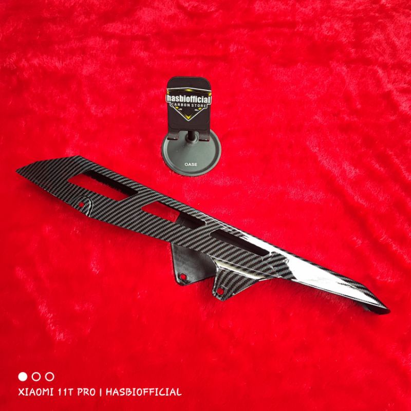 Jual COVER TUTUP RANTAI NINJA R RR FULL CARBON | Shopee Indonesia
