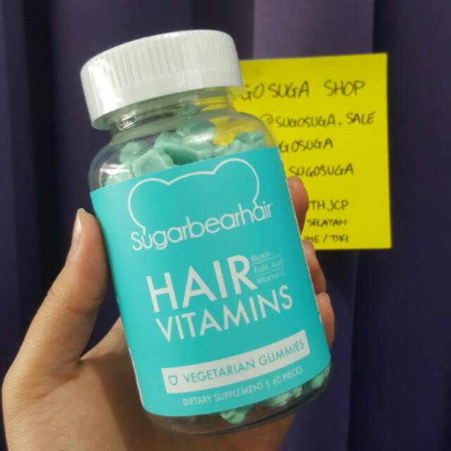 Jual Sugarbear Hair Vitamins 1 Month Supply 60pcs Shopee Indonesia