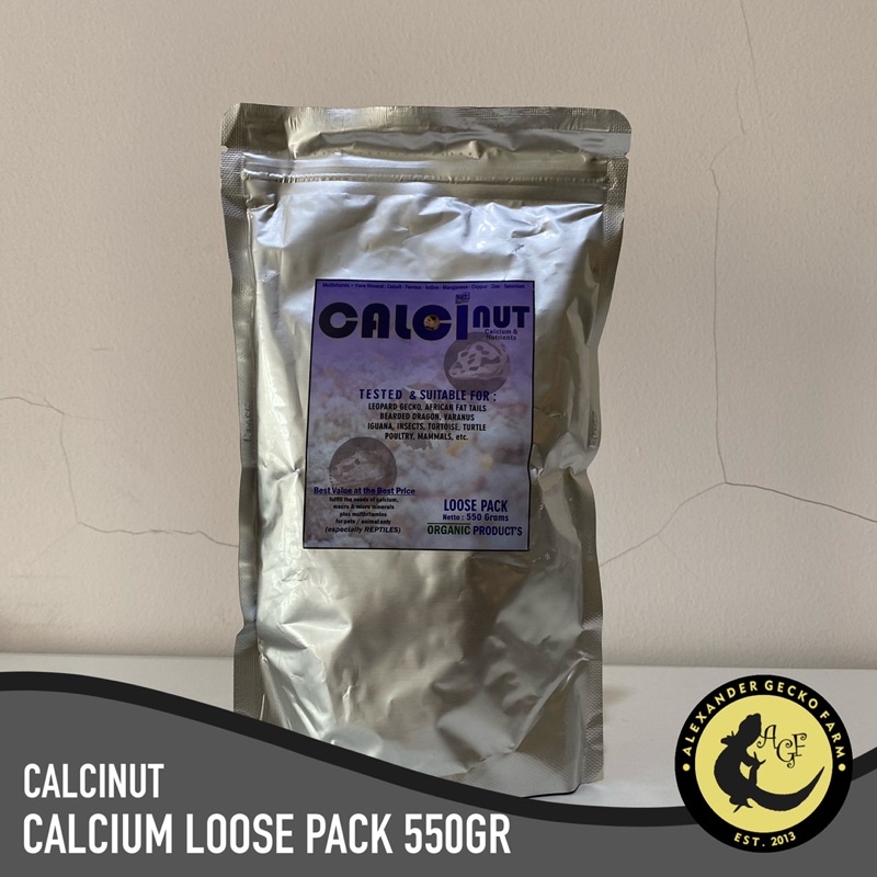 Jual Calcinut Loose Pack 550gr Calcium / Kalsium Leopard Gecko / Reptil ...