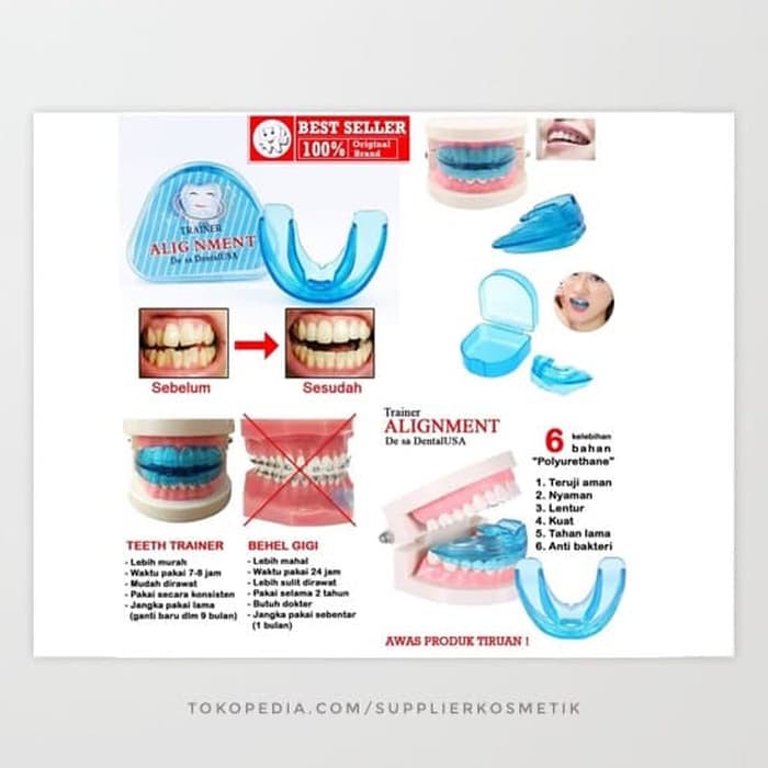 Jual ORTHODENTIC RETAINER TEETH TRAINER ALIGNMENT/BEHEL GIGI/MERAPIKAN ...