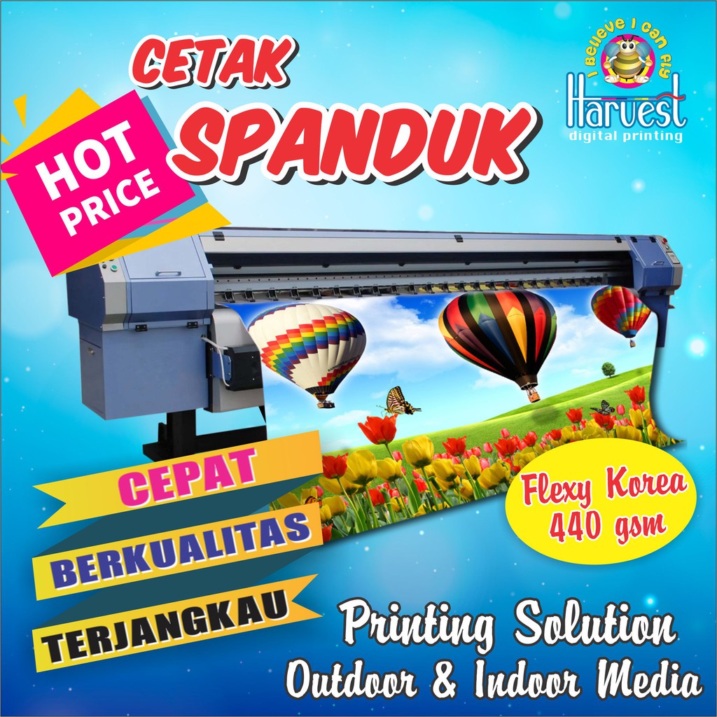 Jual Cetak Banner Spanduk Baliho Korea Flexi Gsm Shopee Indonesia