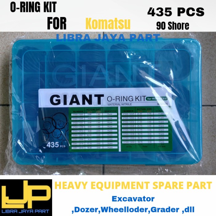 Jual Oring kit box/ ORING KIT KOMATSU /GIANT ORING KIT KOMATSU