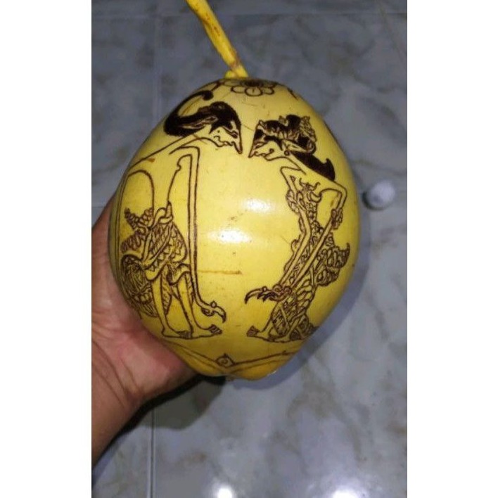 Jual Lukis Kelapa Gading / Cengkir buat acara Tingkepan Jawa Shopee