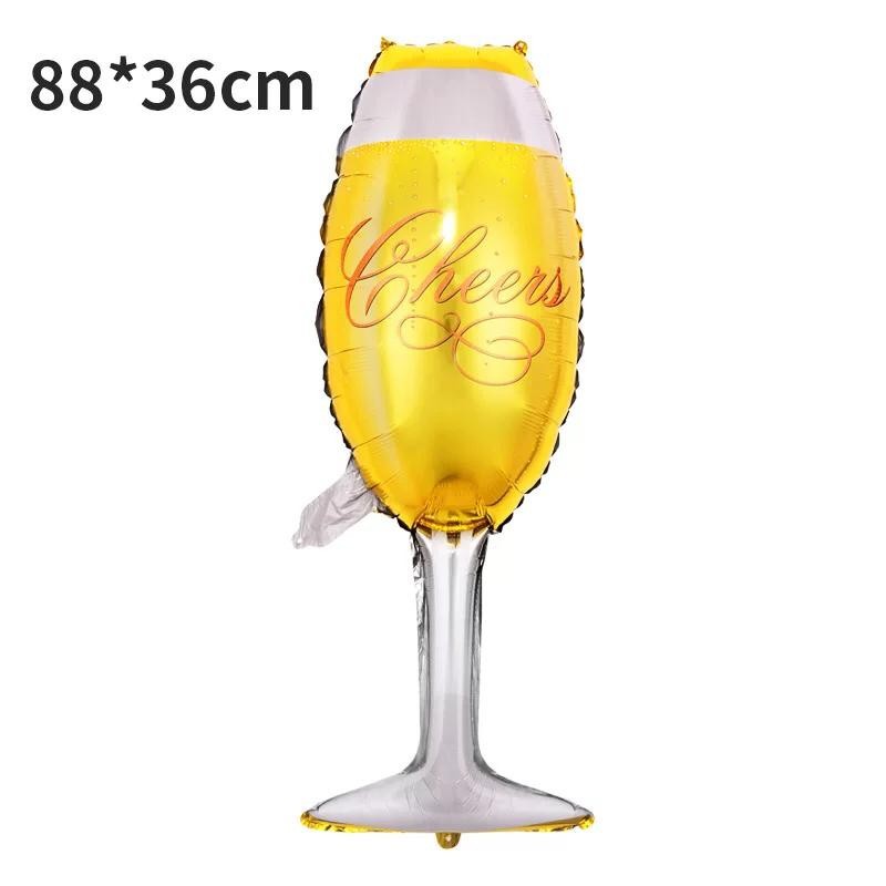 Jual Balon Foil Botol Dan Gelas Wine Champagne Jumbo Balon Foil Wedding Bal Shopee Indonesia 1621