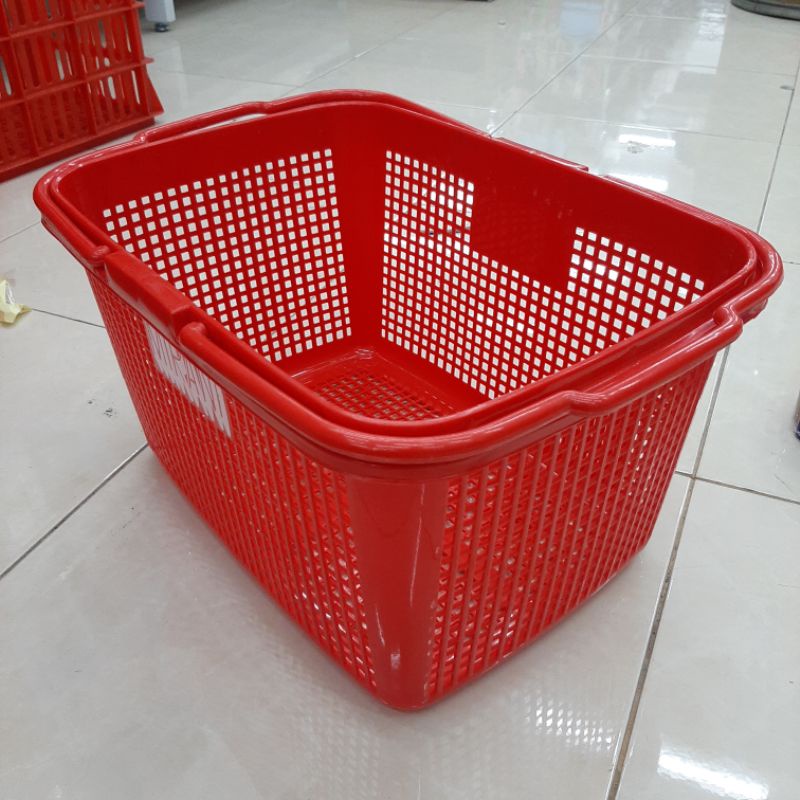 Jual Mirani Keranjang Tas Belanja Merah Supermarket Shopee Indonesia 4269