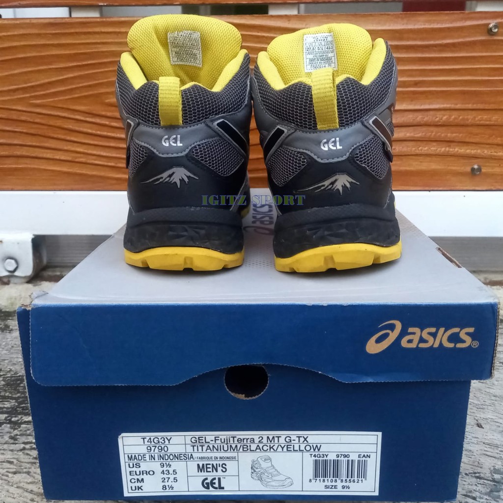 SECOND LANGKA Sepatu Gunung Adventure ASICS GEL FUJI TERRA 2 MT G TX T4G3Y Original Full Box